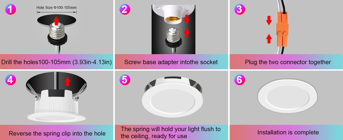FVTLED app SIG Bluetooth Smart Downlight Optional Accessories Remote Control Touch Panel Network Bridge WIFI Control