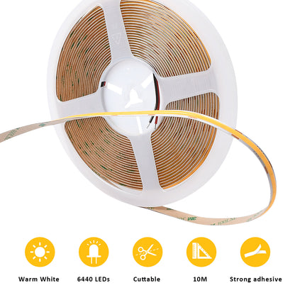 12V/24V RGB RGBW Warm White RGBIC Pixel Colors COB Led Strip Light 16.4ft/5m, 32.8ft/10m, Smart Led Strip Lights Dimmable with APP Control, Music Sync, Alexa/Google Compatible, Flexible Led Tape Light for TV Led Backlight, Room Decor