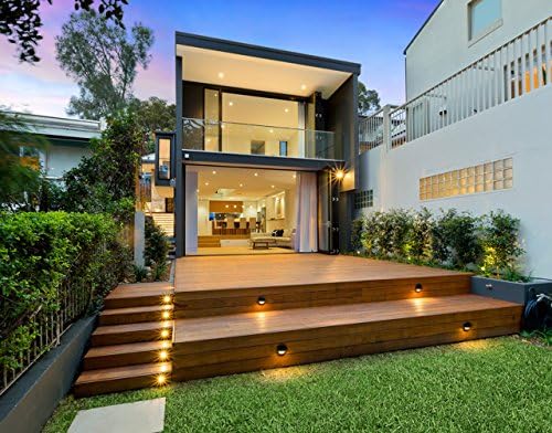 FVTLED WIFI Control Warm White / RGB Low Voltage LED Deck Lights kit D50 Φ1.38 Outdoor Garden Yard Decoration Lamp Recessed Landscape Pathway Step Stair Deck LED Lighting, Black/Bronze