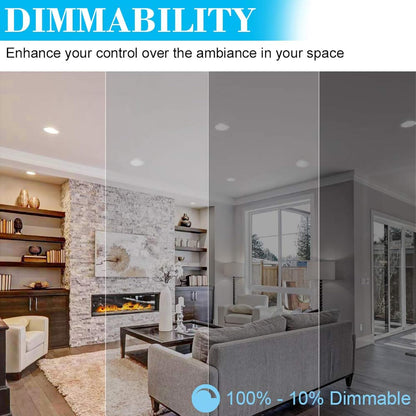 Smart LED Downlights Ceiling Lights Recessed Lighting 3 inch 4 inch, Flush Mount Ceiling Light, Can Lights 5W 9W, RGB Color Changing and 2700-6500K Dimmable CCT Warm White Cool White, for Bedroom, Living Room, Kitchen Lighting Fixtures Ceiling
