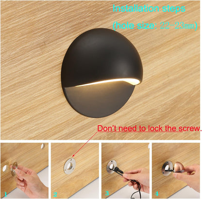 FVTLED WIFI Control Warm White / RGB Low Voltage LED Deck Lights kit D50 Φ1.38 Outdoor Garden Yard Decoration Lamp Recessed Landscape Pathway Step Stair Deck LED Lighting, Black/Bronze