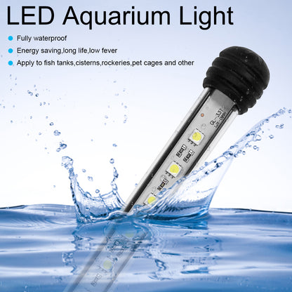 FVTLED Advanced 7-Row LED Aquarium Light, Easy Setup Controller, Auto On Off Full Spectrum Fish Tank Light, 24/7 Lighting Cycle, 8 Colors, 10 Level Dimming, 26W for 18"-24" Freshwater Planted Tank