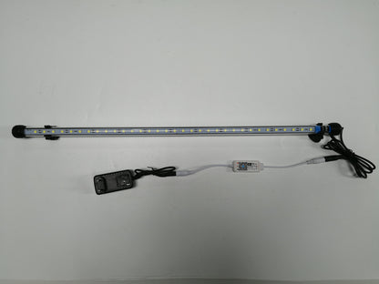 FVTLED Advanced 7-Row LED Aquarium Light, Easy Setup Controller, Auto On Off Full Spectrum Fish Tank Light, 24/7 Lighting Cycle, 8 Colors, 10 Level Dimming, 26W for 18"-24" Freshwater Planted Tank