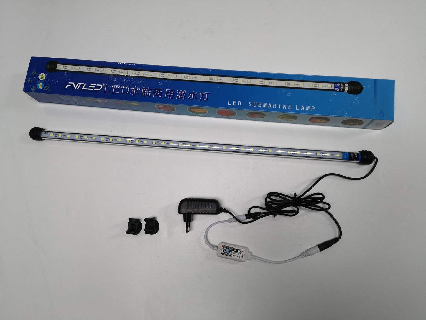 FVTLED Advanced 7-Row LED Aquarium Light, Easy Setup Controller, Auto On Off Full Spectrum Fish Tank Light, 24/7 Lighting Cycle, 8 Colors, 10 Level Dimming, 26W for 18"-24" Freshwater Planted Tank