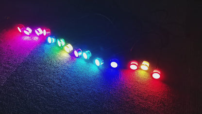 WIFI/Bluetooth 31mm 12V Digital WS2814A IC Pixel Light RGB Symphony Outdoor Christmas Garden Spotlight LED Deck Step Lighting