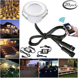 WiFi Deck Lighting, FVTLED WiFi Controlled 6pcs Low Voltage LED Step Lights Kit
