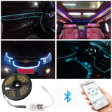 Sumaote Bluetooth RGB & RGBW LED controlador tira de luces LED