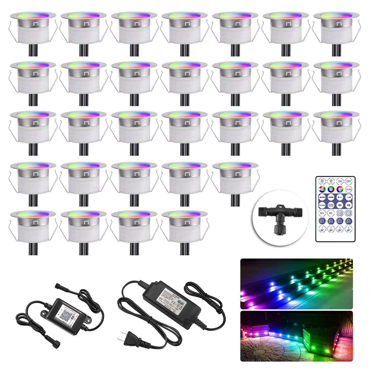 D45 LED Pixel Deck Lights Kit for Daniel